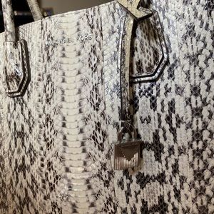 Authentic Michael kors leather snakeskin purse